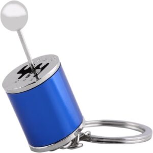 Car Shifter Keyring, Six Speed Manual Fidget Toy Keychain, Mini Car Gear Stick Knob Keyring